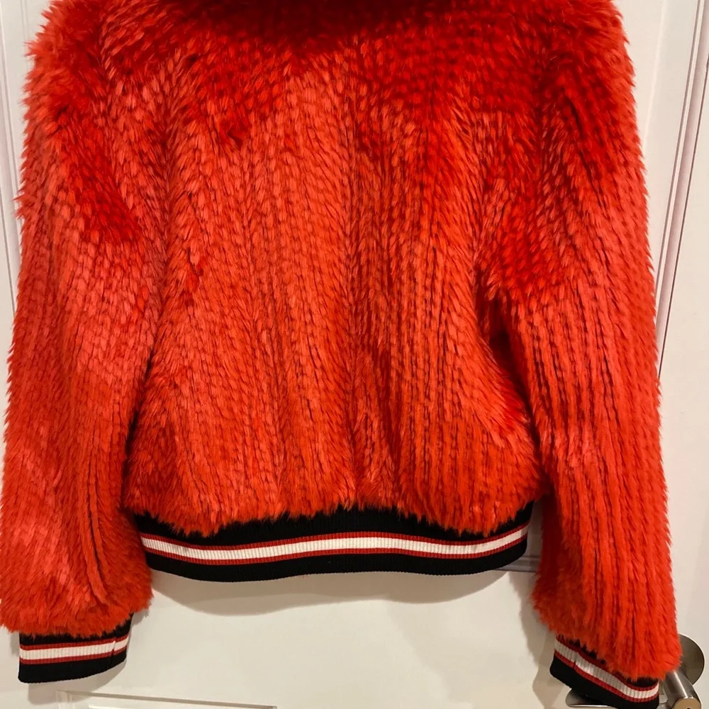 Bardot Junior Girl's Queenie BomberJacket (Big Kids) Size 14 NWT Bloomingdale’s - Picture 4 of 8